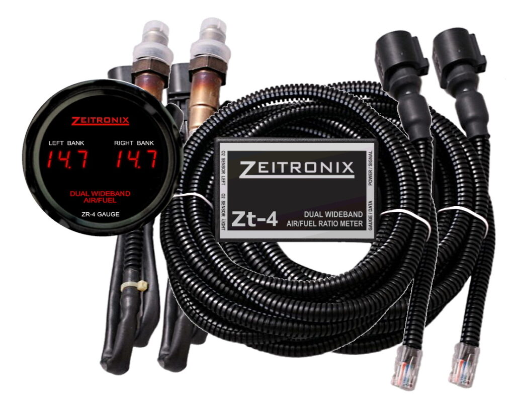 Zeitronix Zt4 & ZR4 52mm DUAL gauge (RED) EFI Parts